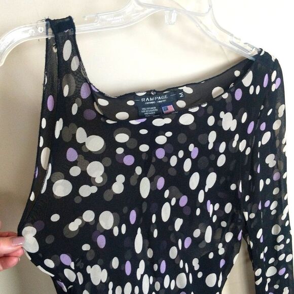 Rampage Party Blouse One Sleeve - Picture 4 of 7